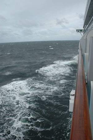 the waves keeping us at sea